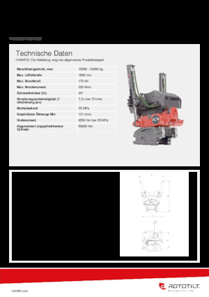 Tiltrotators Rototilt® RC6