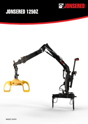 Houtlaadkranen Jonsered 1250 Z 93 