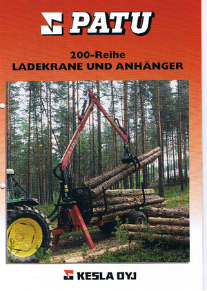 Houtlaadkranen Patu 203 T