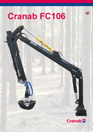 Houtlaadkranen Cranab FC 106 Combi