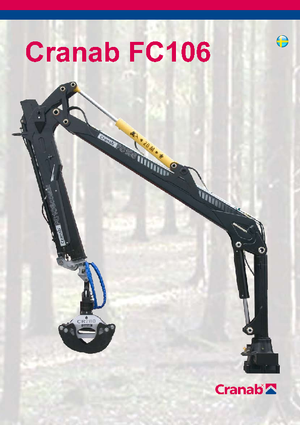 Houtlaadkranen Cranab FC 106 Combi