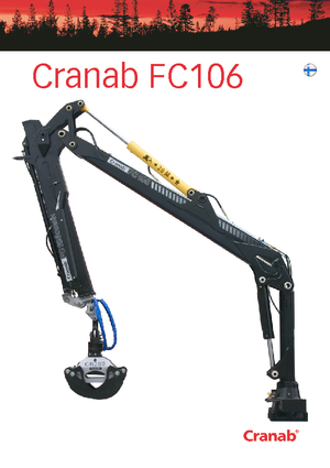Houtlaadkranen Cranab FC 106 Combi