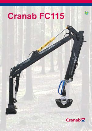 Houtlaadkranen Cranab FC 115 Combi