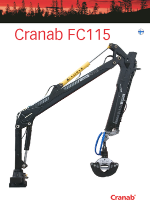 Houtlaadkranen Cranab FC 115 Combi