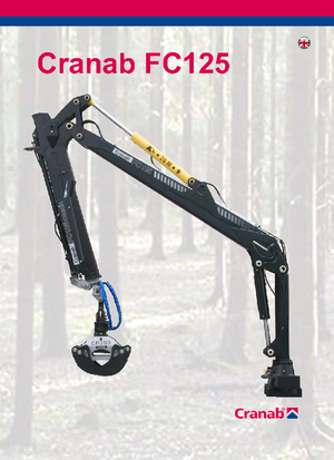 Houtlaadkranen Cranab FC 125 Combi