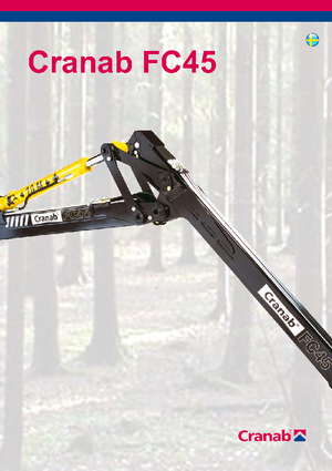 Houtlaadkranen Cranab FC 45 DT
