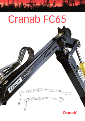 Houtlaadkranen Cranab FC 65 Tele
