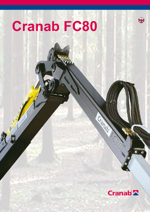 Houtlaadkranen Cranab FC 80 Combi