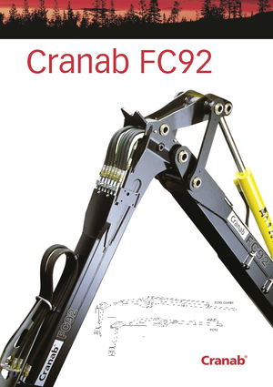 Houtlaadkranen Cranab FC 92 Combi