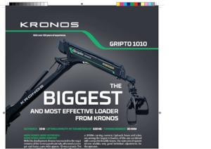Houtlaadkranen Kronos Gripto 1010