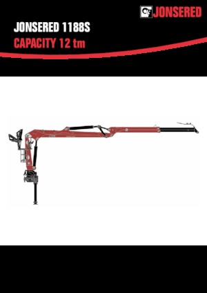 Houtlaadkranen Jonsered J 1088S 88