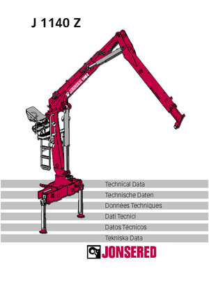 Houtlaadkranen Jonsered J 1140 Z