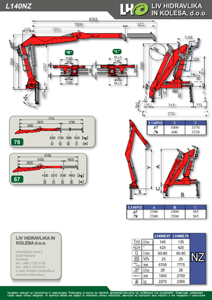 Houtlaadkranen LIV L 140 NZ 78