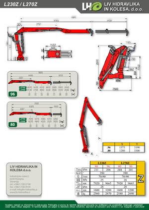 Houtlaadkranen LIV L 270 Z 96