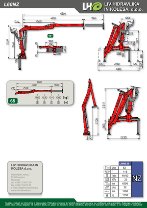Houtlaadkranen LIV L 60 NZ 65