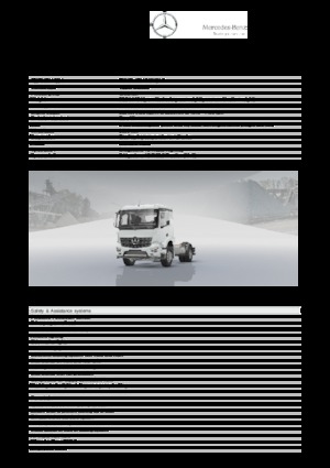 Bakwagen Mercedes-Benz Arocs 2024 K 4x2