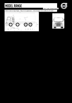 Bakwagen Volvo Trucks FMX11.330 8x4 X-High Rigid