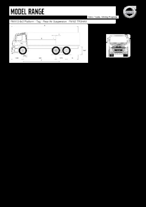 Bakwagen Volvo Trucks FMX13.420 6x2 Platform - Tag