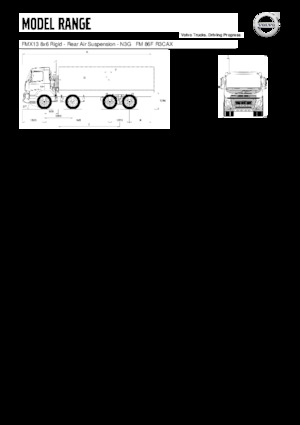 Bakwagen Volvo Trucks FMX13.420 8x6 Rigid