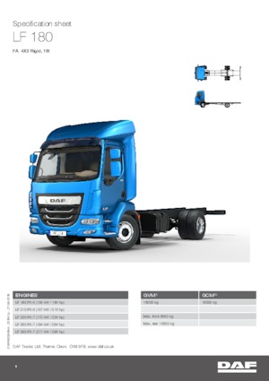 Bakwagen DAF LF 180 FA 16t