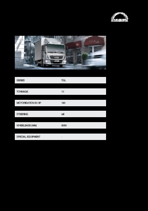 Bakwagen MAN TGL 10.190 4x2