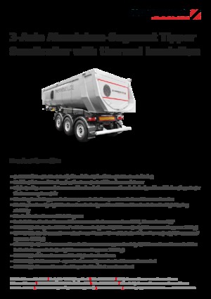 Tipper semi-oplegger Schwarzmüller 3-axle aluminium segment tipper semitrailer