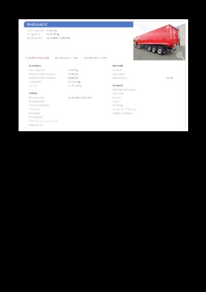 Tipper semi-oplegger Reisch RHKS-3-AG10
