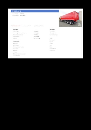 Tipper semi-oplegger Reisch RHKS-3-AG10
