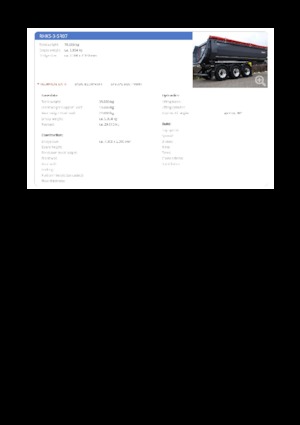 Tipper semi-oplegger Reisch RHKS-3-SR07