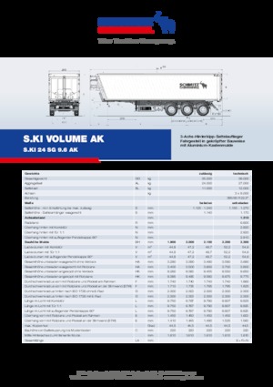 Tipper semi-oplegger Schmitz Cargobull S.KI LIGHT 24 SG 9.6 AK