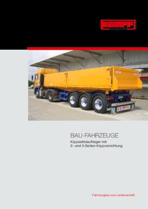 Tipper semi-oplegger Kempf SKD 35/3-S