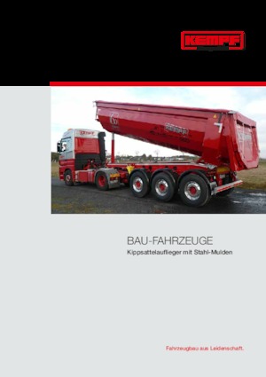 Tipper semi-oplegger Kempf SKM 32/2 SR