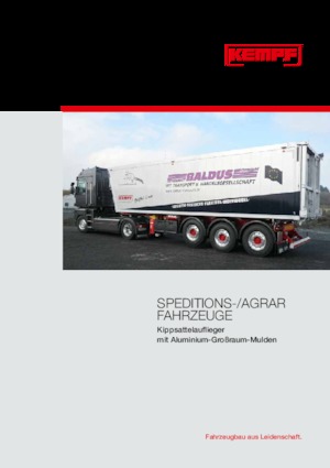 Tipper semi-oplegger Kempf SKM 35/ AK