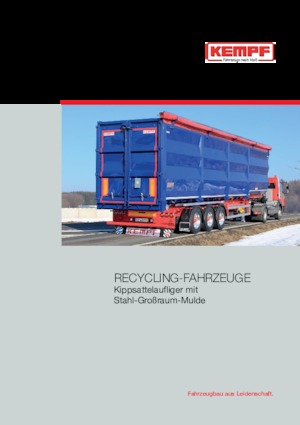 Tipper semi-oplegger Kempf SKM 35/3 SHL-LIGHT