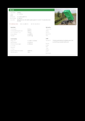 Kipwagen Reisch RD-80