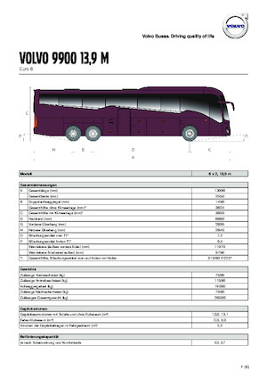 Tourbussen Volvo Buses 9900 13.9