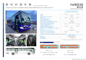 Tourbussen Iveco Evadys 13m