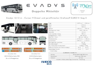 Tourbussen Iveco Evadys 13m 