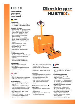 Trekker Genkinger EGS 10