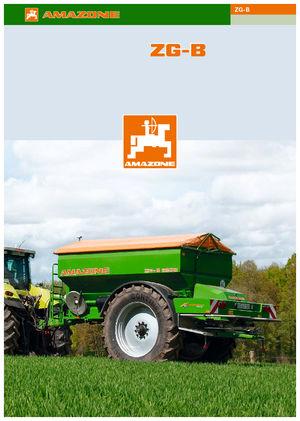 Kunstmeststrooiers Amazone ZG-B 5500