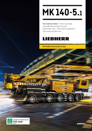Vrachtwagentorenkraan - Trolley-arm - Onder draaiend Liebherr MK 140-5.1