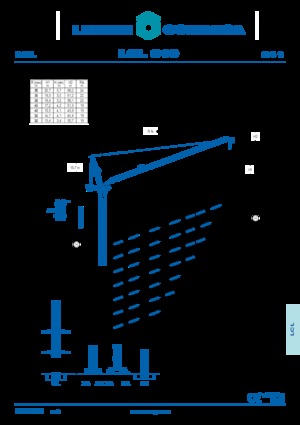 Torenkranen - Beweegbare arm - Boven draaiend Comansa LCL 310