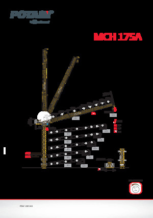 Torenkranen - Beweegbare arm - Boven draaiend Potain MCH 175 A