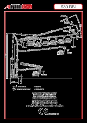 Torenkranen - Trolley-arm - Onder draaiend FM-Gru 930 RBI