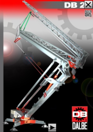 Torenkranen - Trolley-arm - Onder draaiend Gru Dalbe DB 20