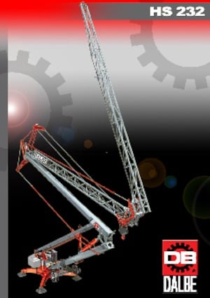 Torenkranen - Trolley-arm - Onder draaiend Gru Dalbe HS 232