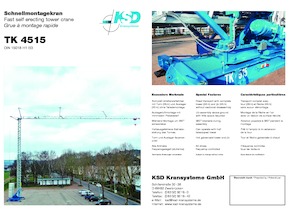 Torenkranen - Trolley-arm - Onder draaiend KSD TK 4515 (2,5m)