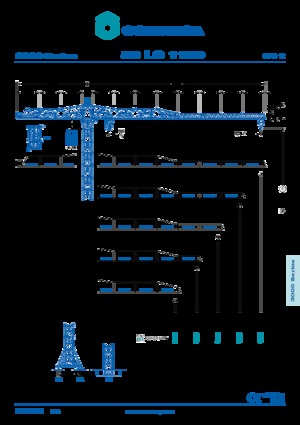 Torenkranen - Trolley-arm - Boven draaiend Comansa 30LC1100