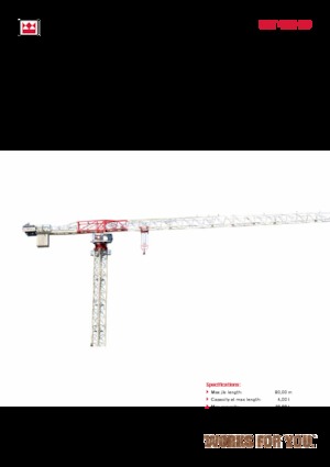 Torenkranen - Trolley-arm - Boven draaiend Terex Comedil (Zeppelin) CTT 472-20