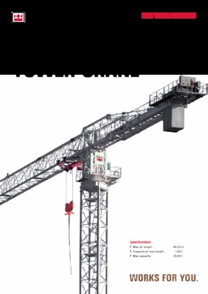 Torenkranen - Trolley-arm - Boven draaiend Terex Comedil (Zeppelin) CTT 561A-32